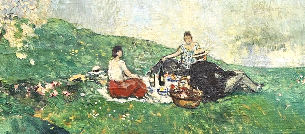 Lunch In The Mountains By Marcel Cosson 1878-1956-photo-2