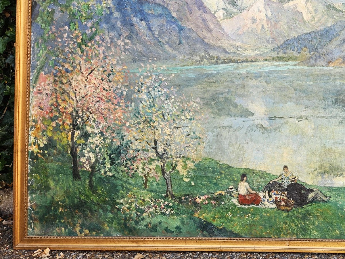 Lunch In The Mountains By Marcel Cosson 1878-1956-photo-4