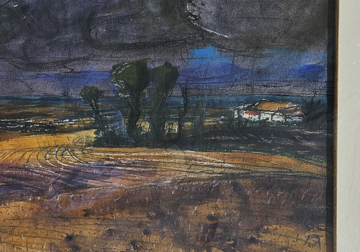 Paysage de Provence par jean Claude IMBERT -photo-3