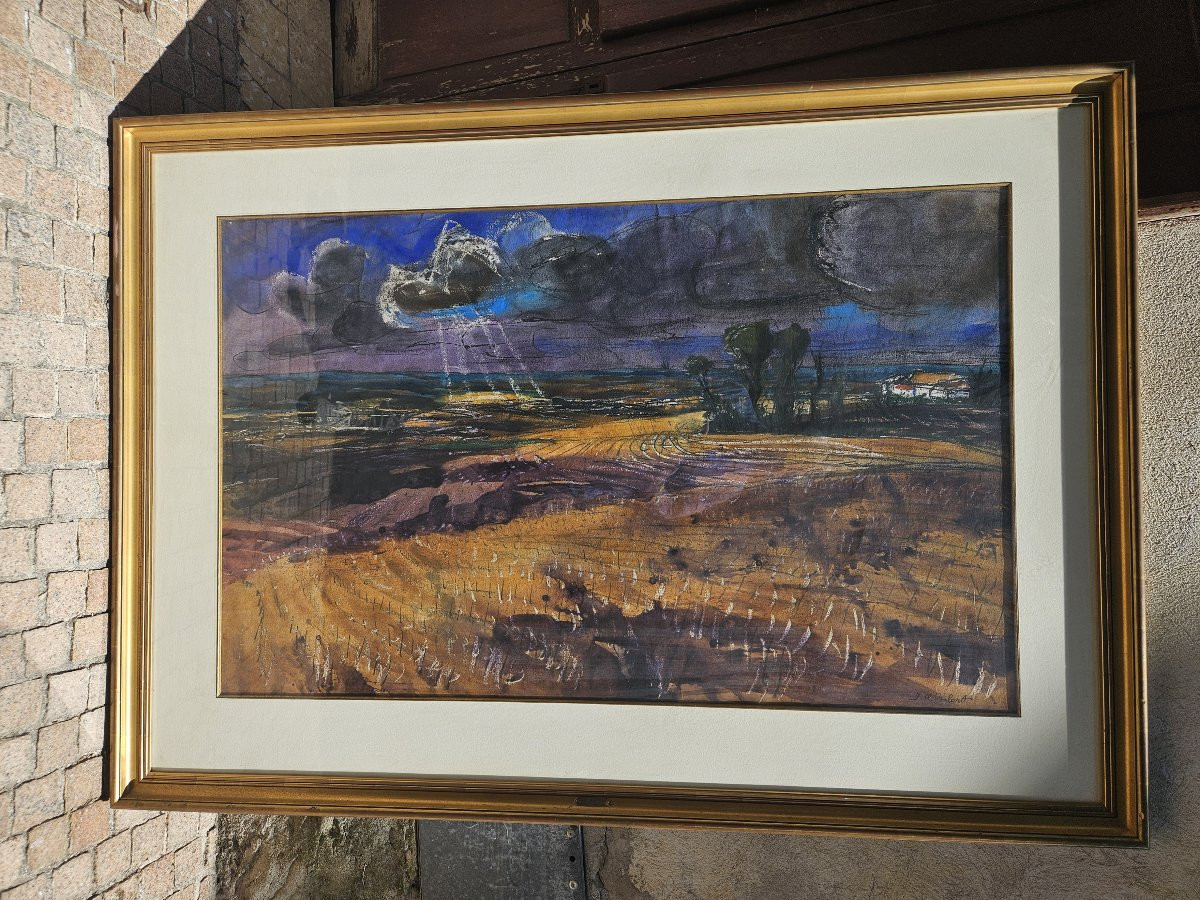 Paysage de Provence par jean Claude IMBERT -photo-8