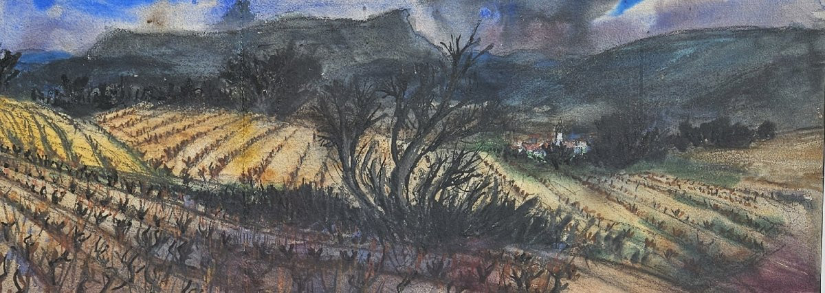 les vignes en Provence par jean Claude IMBERT 1919-1993-photo-6