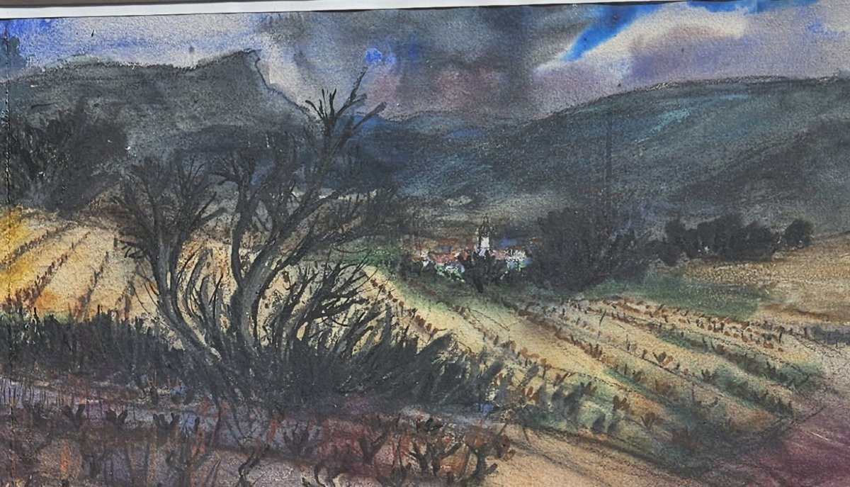 les vignes en Provence par jean Claude IMBERT 1919-1993-photo-7