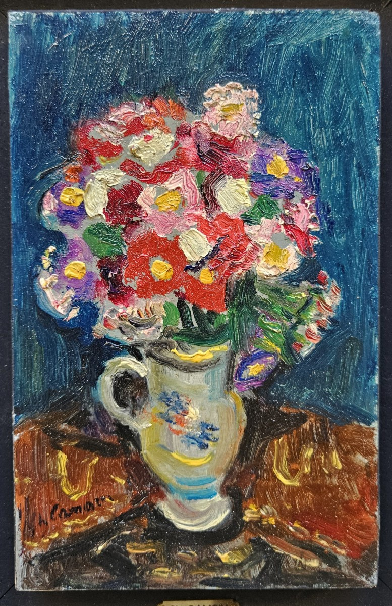 Bouquet Of Flowers By Charles Camoin 1879-1965-photo-2