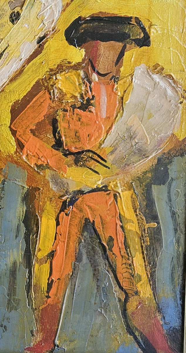Bullfighter By Pierre Ambrogiani 1907-1985-photo-6