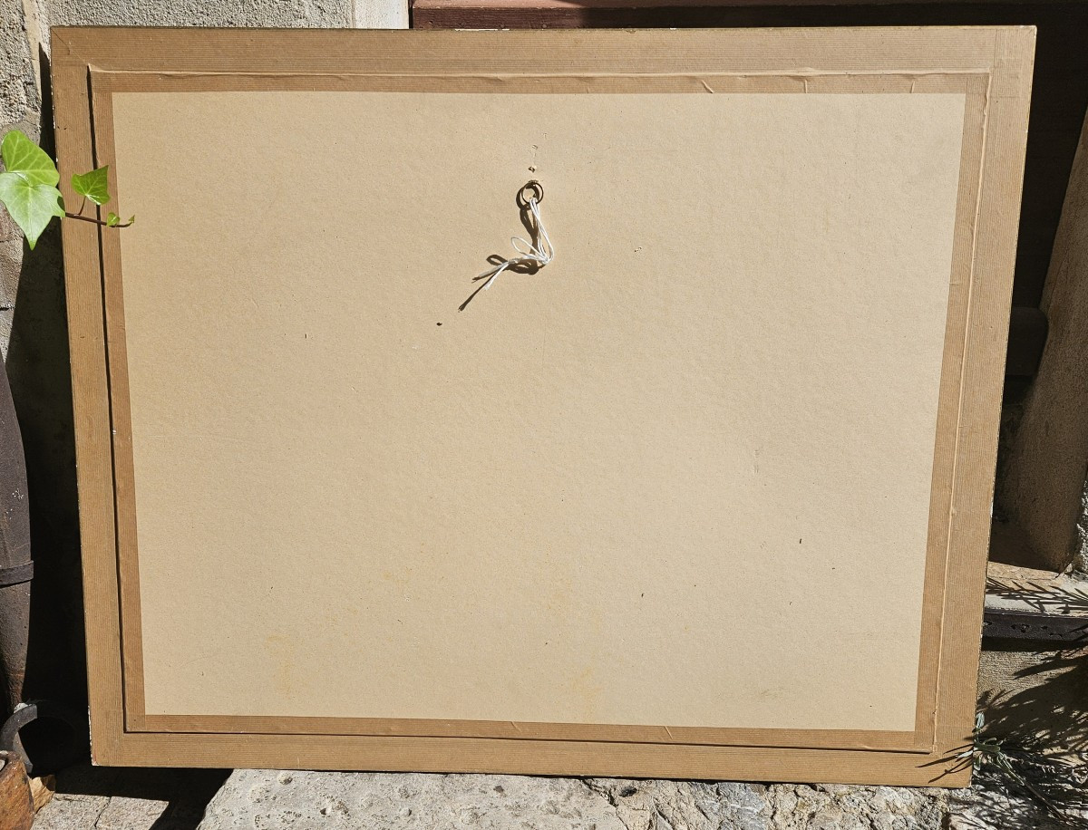 Composition sur une table par jean Claude IMBERT 1919-1993-photo-4