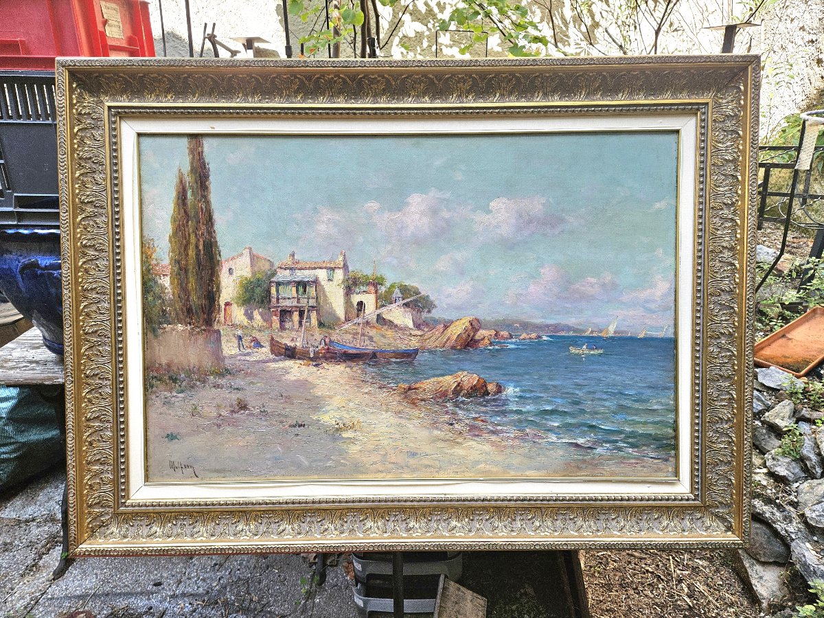 Coastline In Provence By Henry Malfroy-photo-1