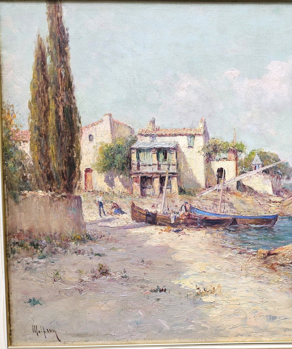 Coastline In Provence By Henry Malfroy-photo-2