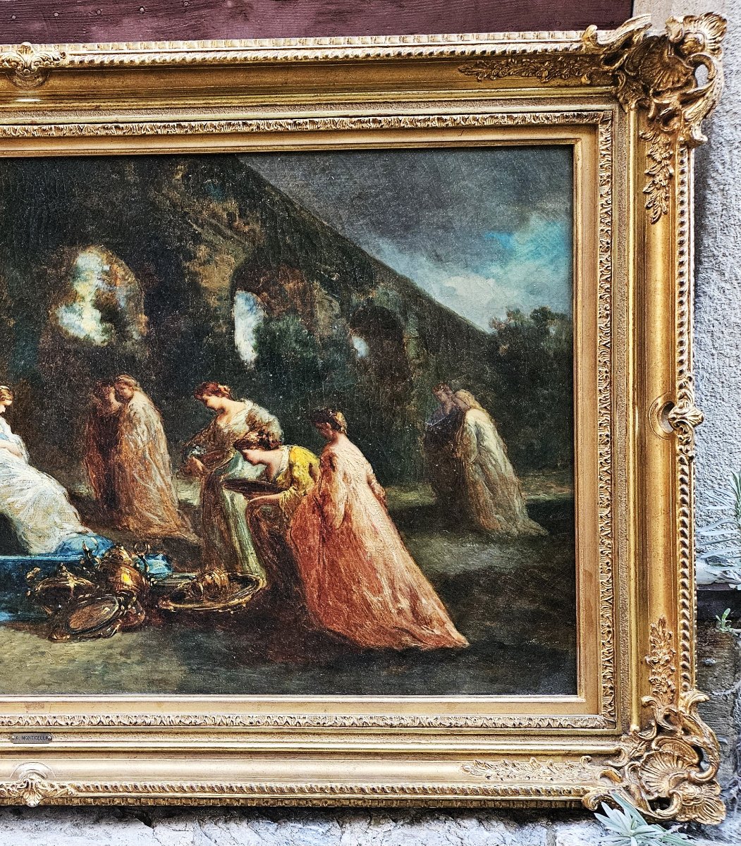 Festivités autour d'Eugénie par Adolphe MONTICELLI-photo-1