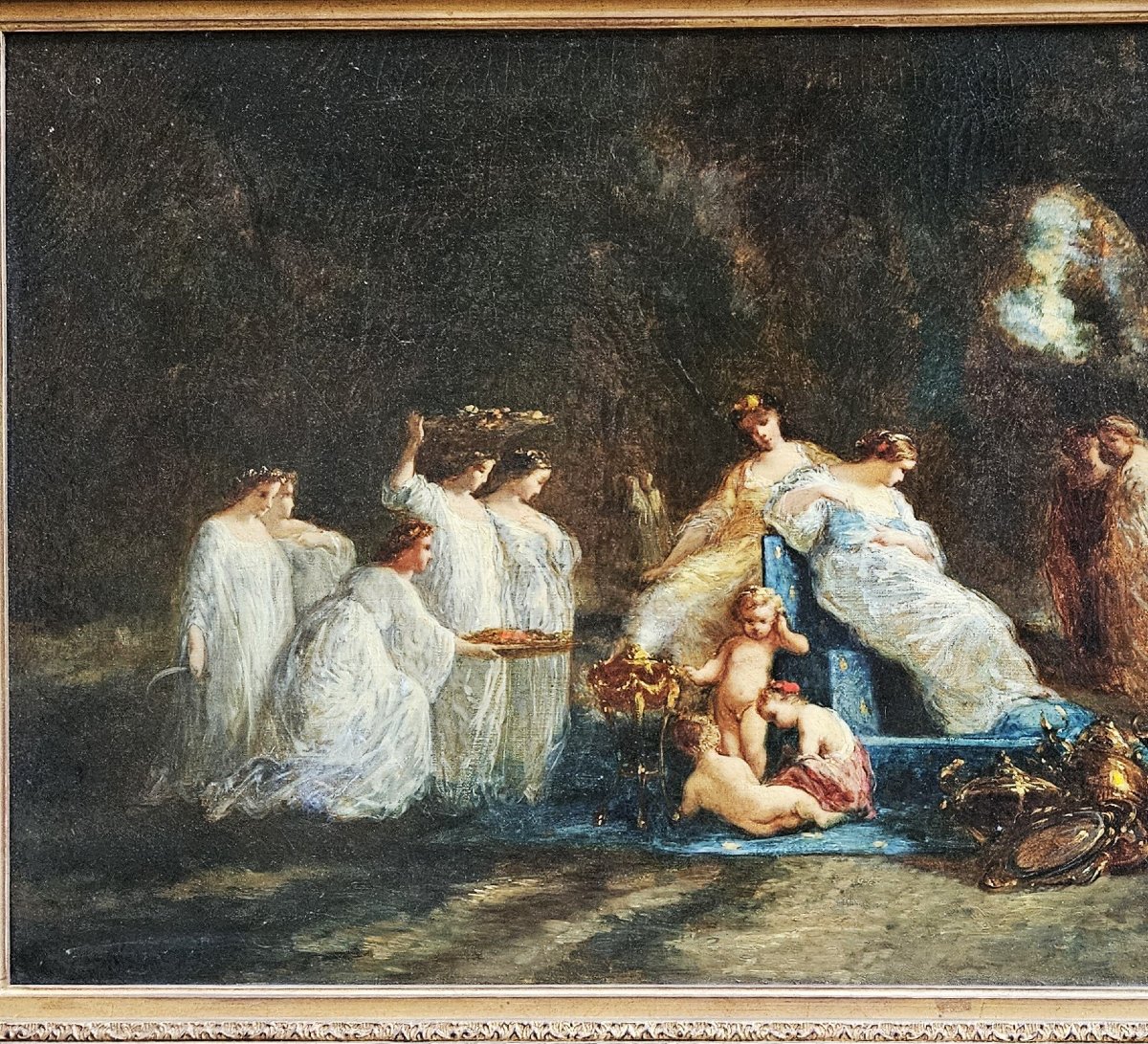 Festivités autour d'Eugénie par Adolphe MONTICELLI-photo-3