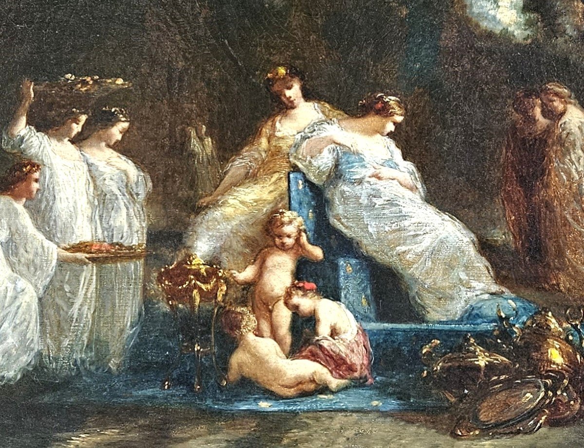 Festivités autour d'Eugénie par Adolphe MONTICELLI-photo-5