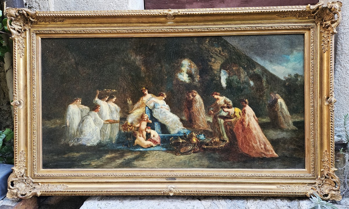 Festivités autour d'Eugénie par Adolphe MONTICELLI