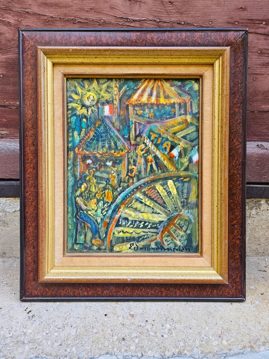 la fête foraine par Edmond DUPLAN 1910-1994-photo-6