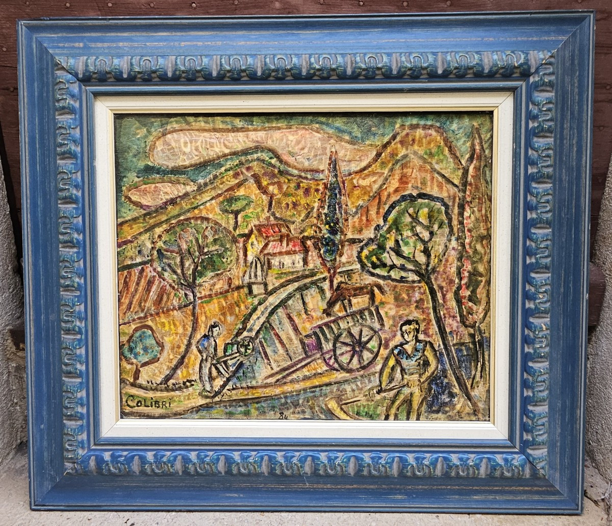 Travaux des champs par Edmond DUPLAN 1910-1994