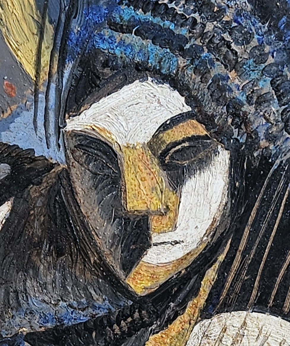 Portrait cubiste par Gabriel LAURIN D'AIX 1901-1973-photo-7