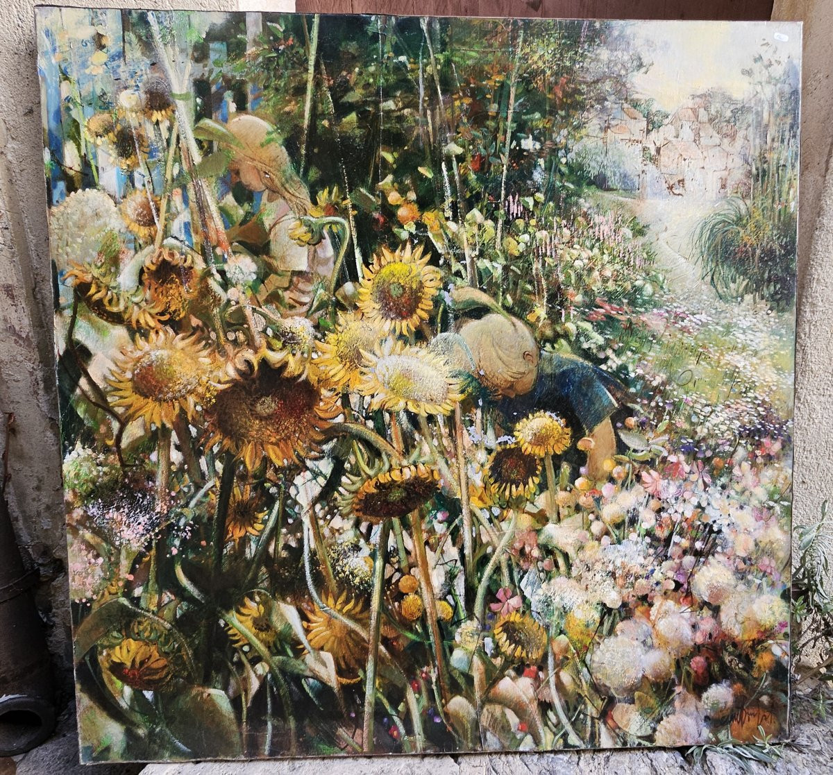 Sunflowers By Robert Vernet-bonfort 1934-2017-photo-1