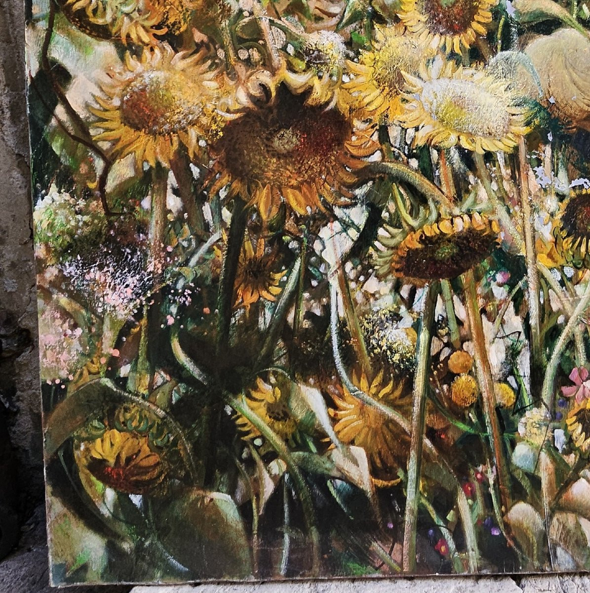 Sunflowers By Robert Vernet-bonfort 1934-2017-photo-6