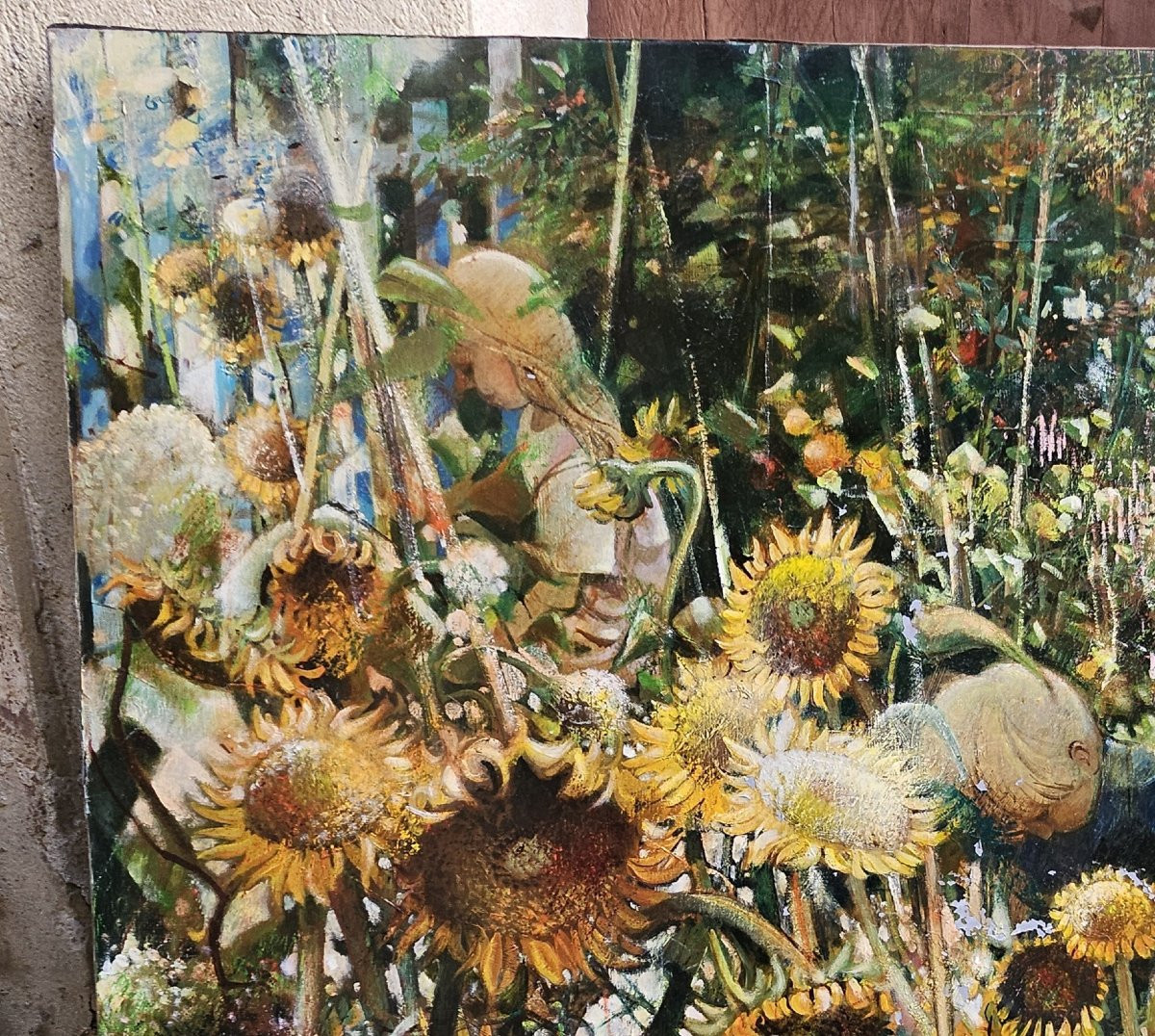 Sunflowers By Robert Vernet-bonfort 1934-2017-photo-8