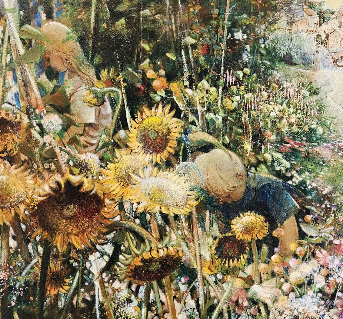 Sunflowers By Robert Vernet Bonfort 1934-2017-photo-6