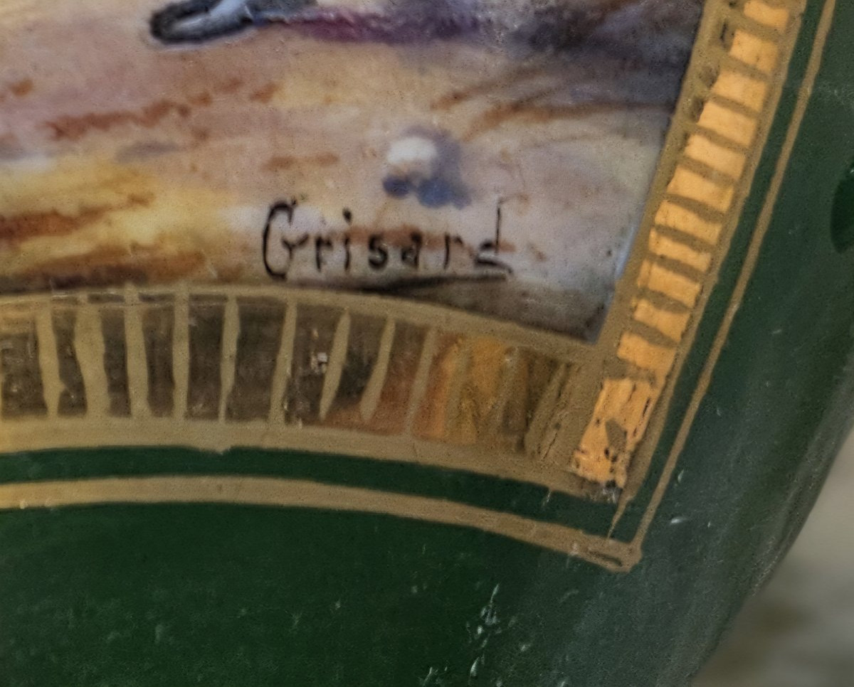 Napoleon I Paris Porcelain Covered Pot-photo-1