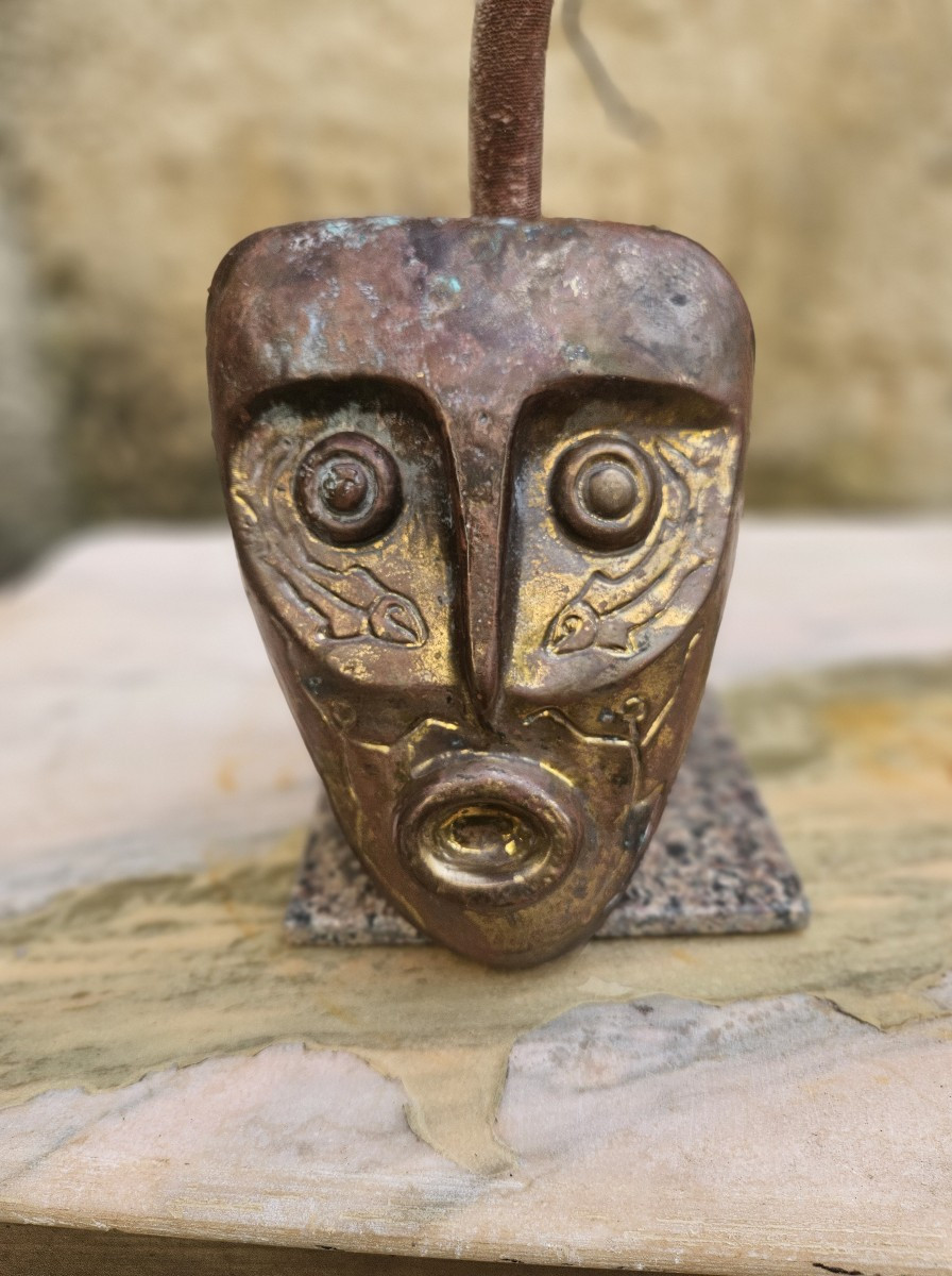 Masque par Paulette TOMA vers 1950-60-photo-3