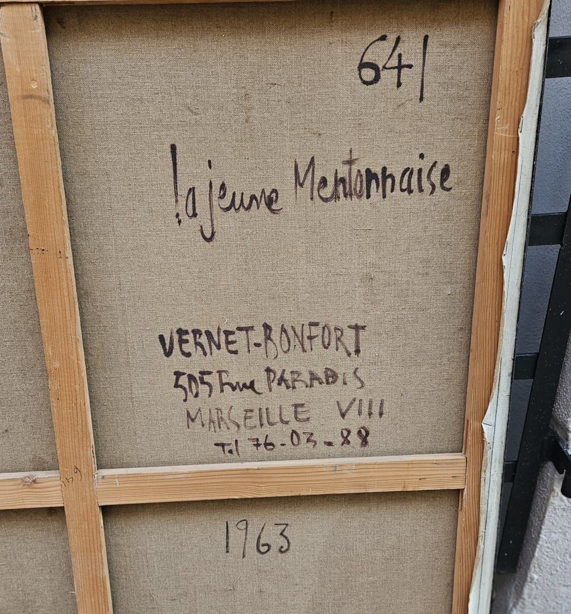 The Young Mentonnaise Of 1963 By Robert Vernet-bonfort 1934-2017-photo-4