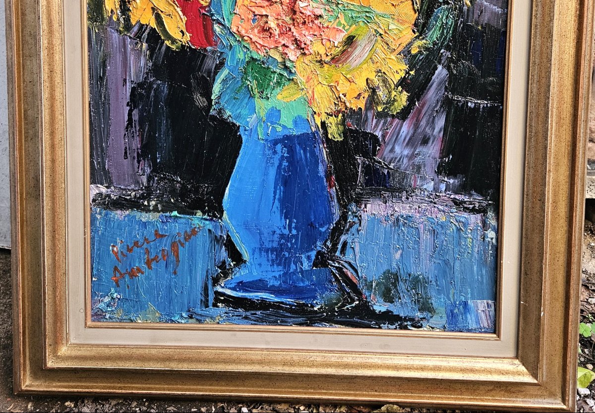 Bouquet par Pierre AMBROGIANI 1907-1985-photo-3