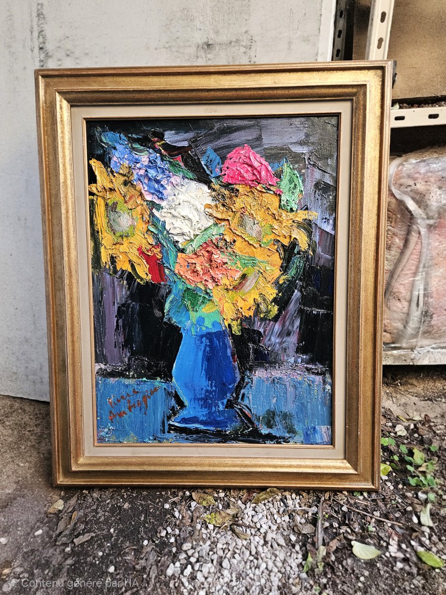 Bouquet par Pierre AMBROGIANI 1907-1985-photo-7