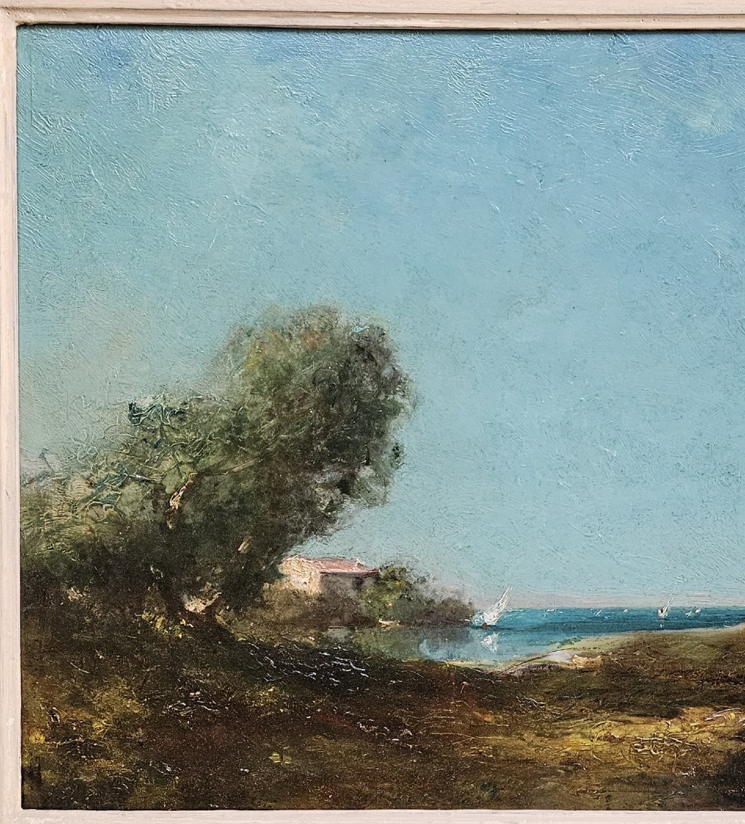 Villa By The Water By André Maglione 1838-1923-photo-5