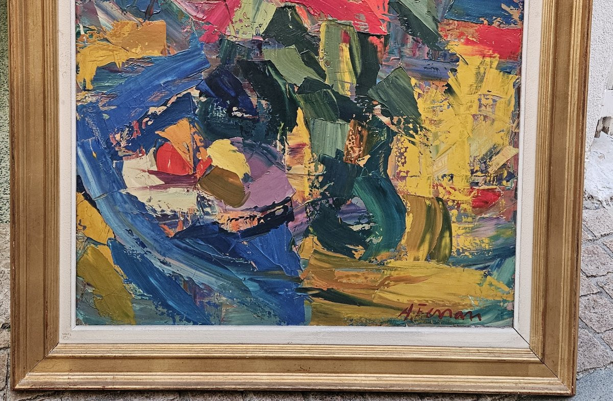 A Burst Of Color By Antoine Ferrari (1910-1995)-photo-1