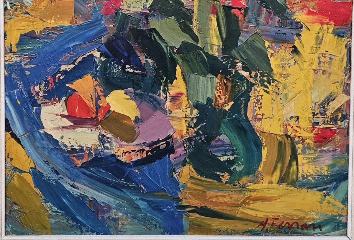 A Burst Of Color By Antoine Ferrari (1910-1995)-photo-2
