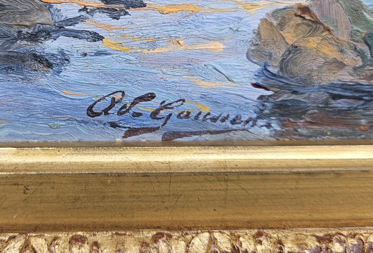 Fishermen In Marseille By Adolphe Gaussen 1871-1954-photo-2