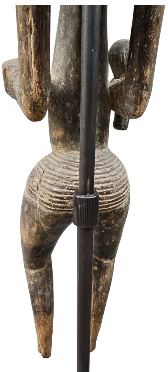Statue Of Deble From The Senufo People Of Ivory Coast-photo-3