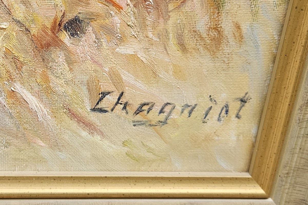 "haymaking" By Alfred Chagniot 1905-1991-photo-3