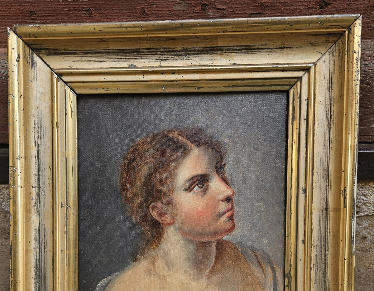 Portrait de jeune femme XIXème-photo-4