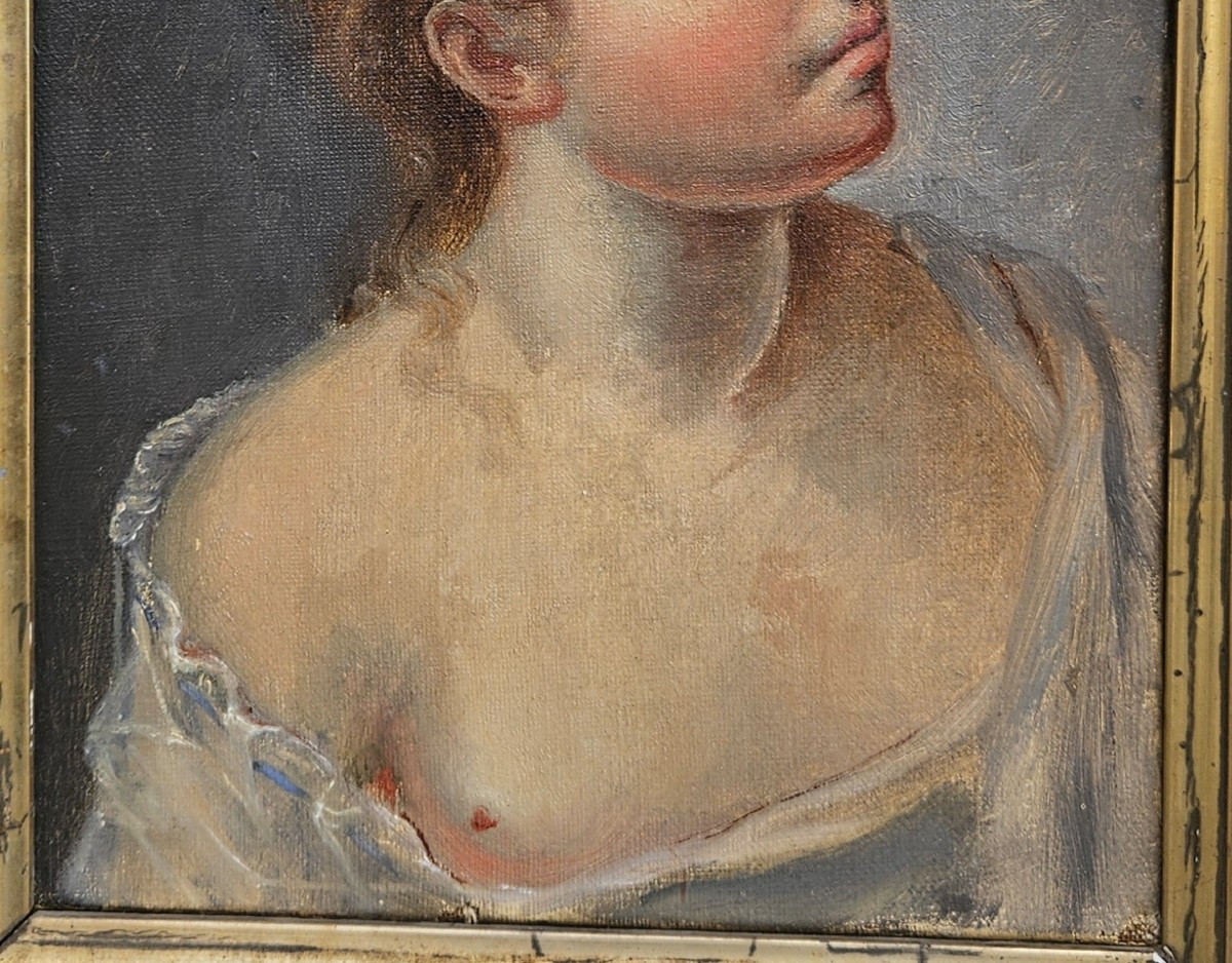 Portrait de jeune femme XIXème-photo-6