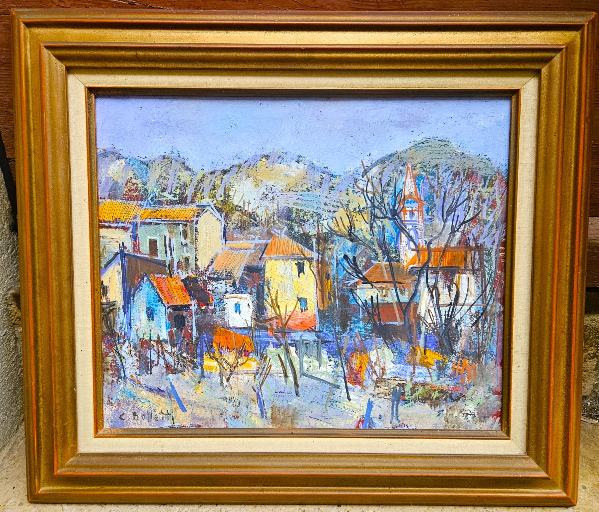 Bell Tower Near Varazze By César Bolletti 1914-1995