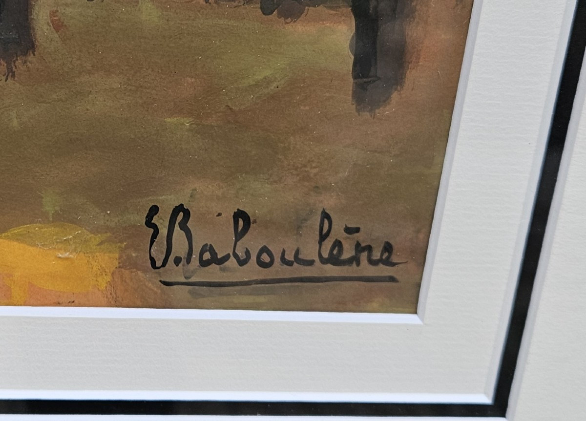 Scène d'intérieur par Eugène BABOULENE-photo-3