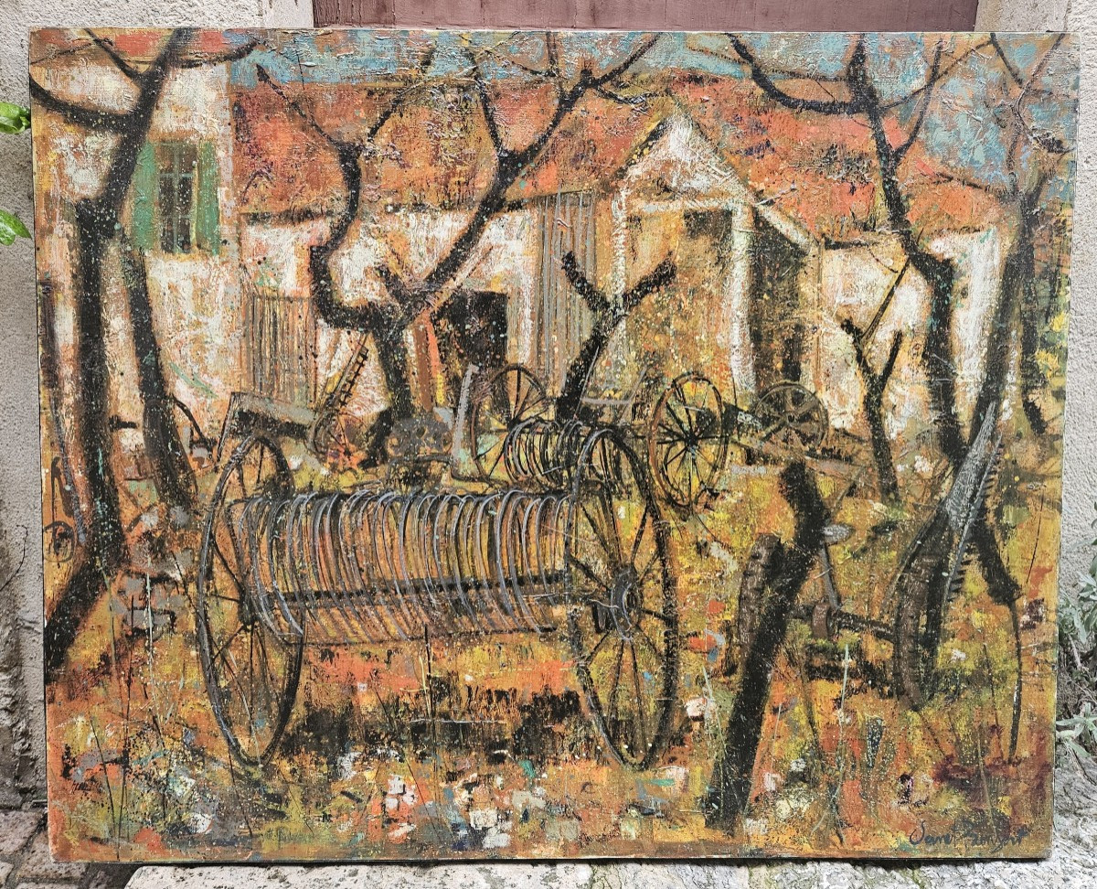 Maussane Around 1970 By Robert Vernet Bonfort 1934-2017