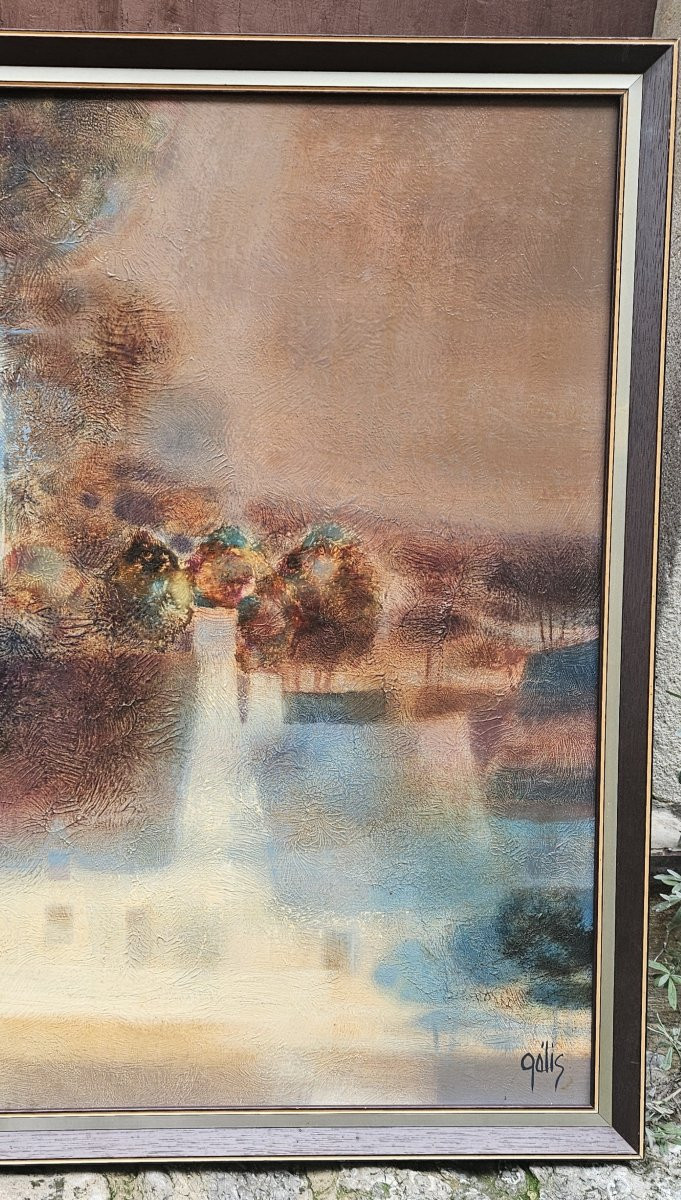 Paysage boisé par Daniel Gélis vers 1975-photo-2