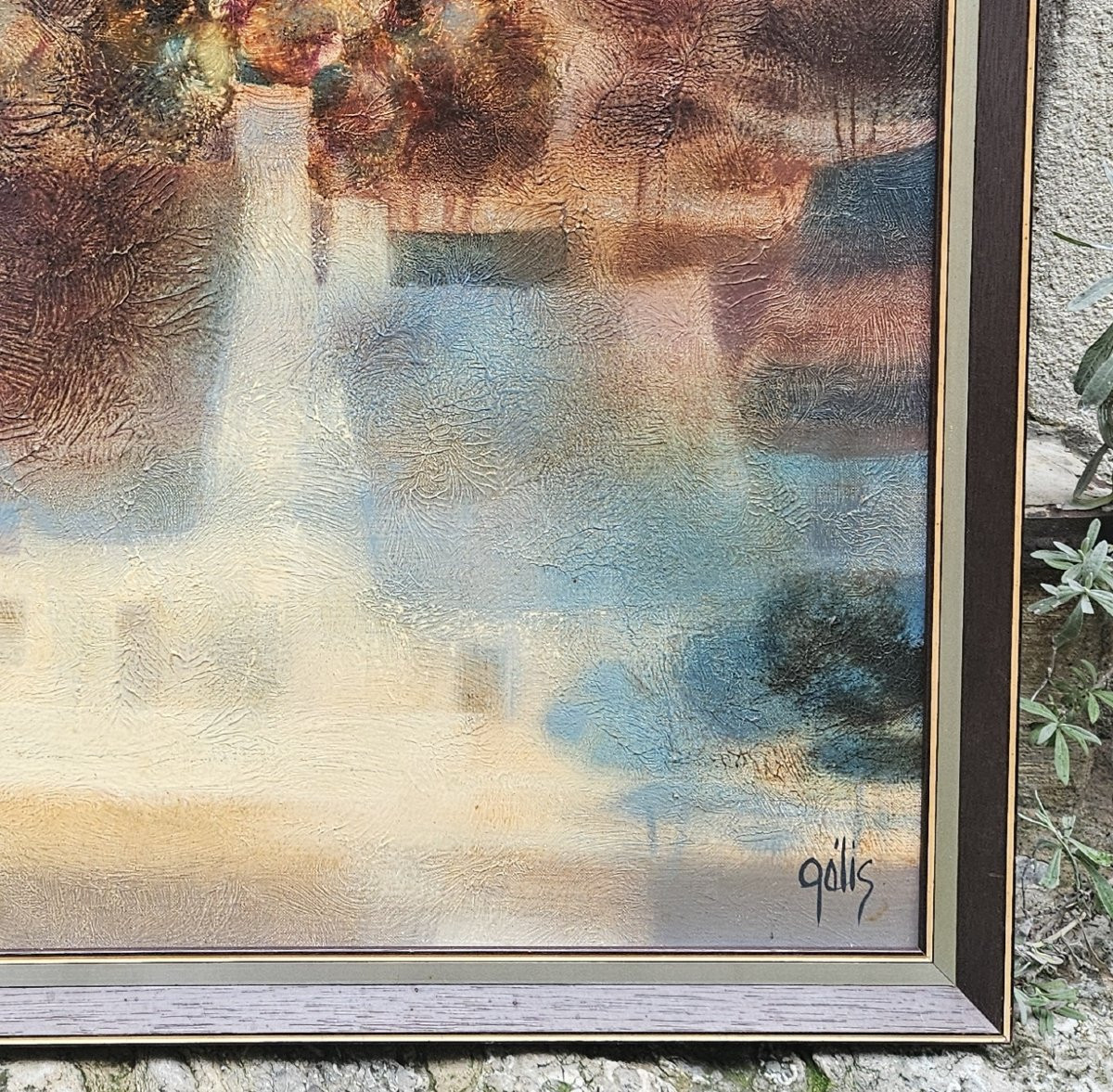 Paysage boisé par Daniel Gélis vers 1975-photo-5