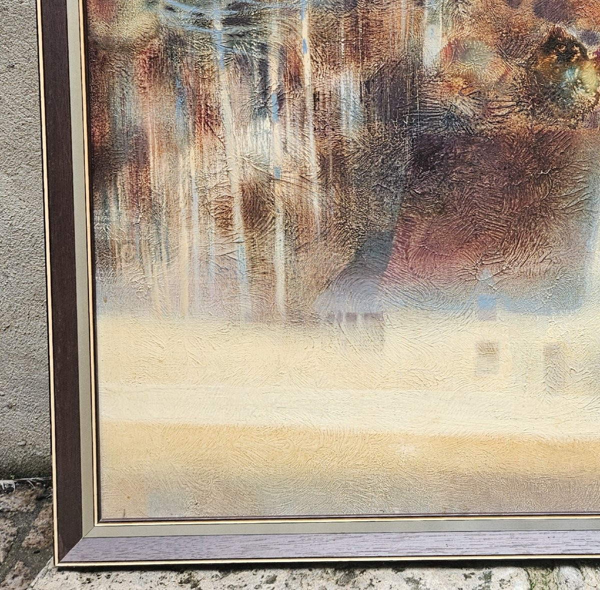 Paysage boisé par Daniel Gélis vers 1975-photo-7