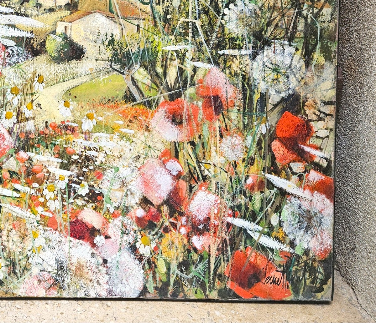 Flowery Landscapes By Robert Vernet Bonfort 1934-2017-photo-3