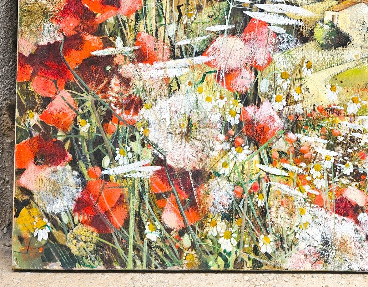 Flowery Landscapes By Robert Vernet Bonfort 1934-2017-photo-2