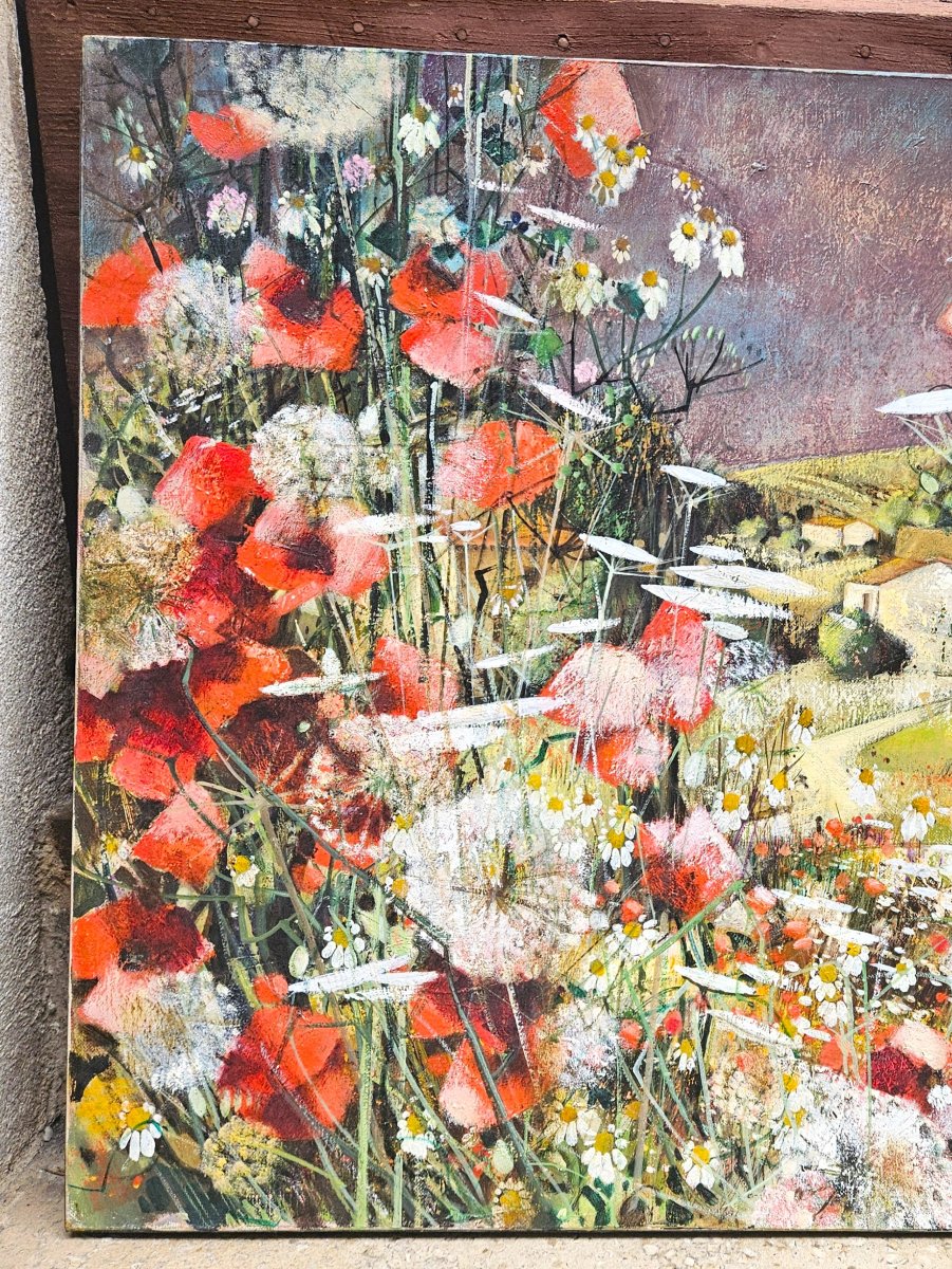 Flowery Landscapes By Robert Vernet Bonfort 1934-2017-photo-4