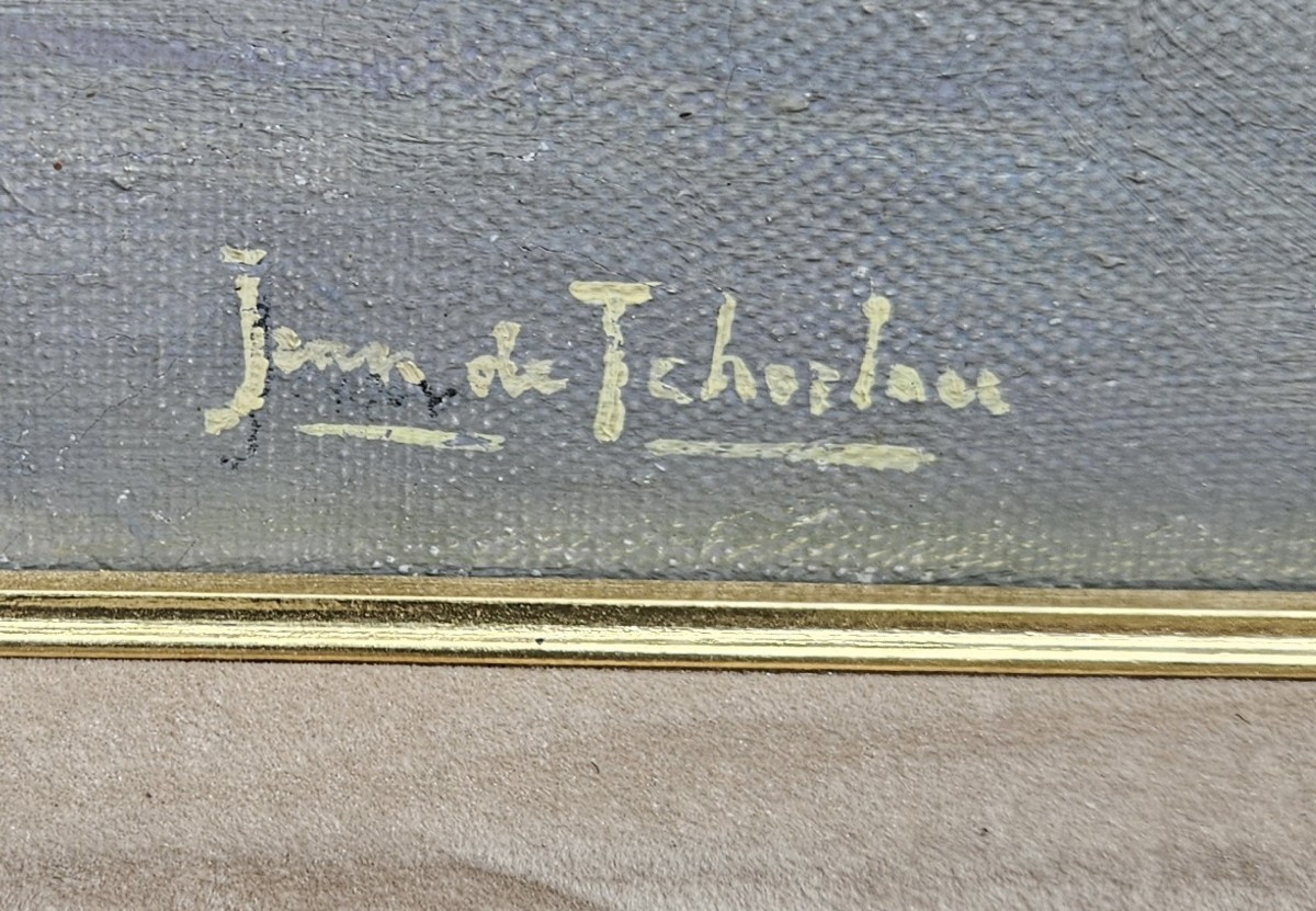 The Port Of Marseille By Jean De Tchorlou 1892-1969-photo-2