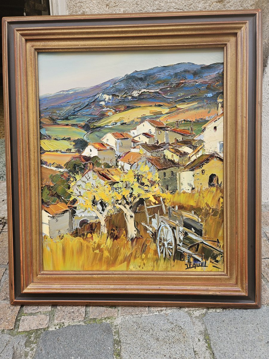 Cart In The Countryside By Christian Jequel-photo-3