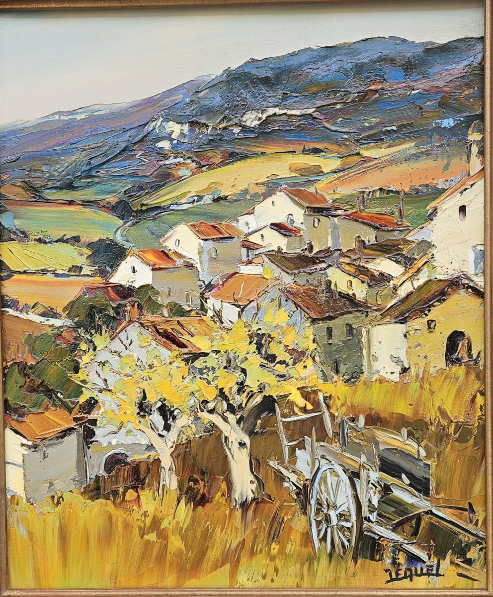 Cart In The Countryside By Christian Jequel-photo-4