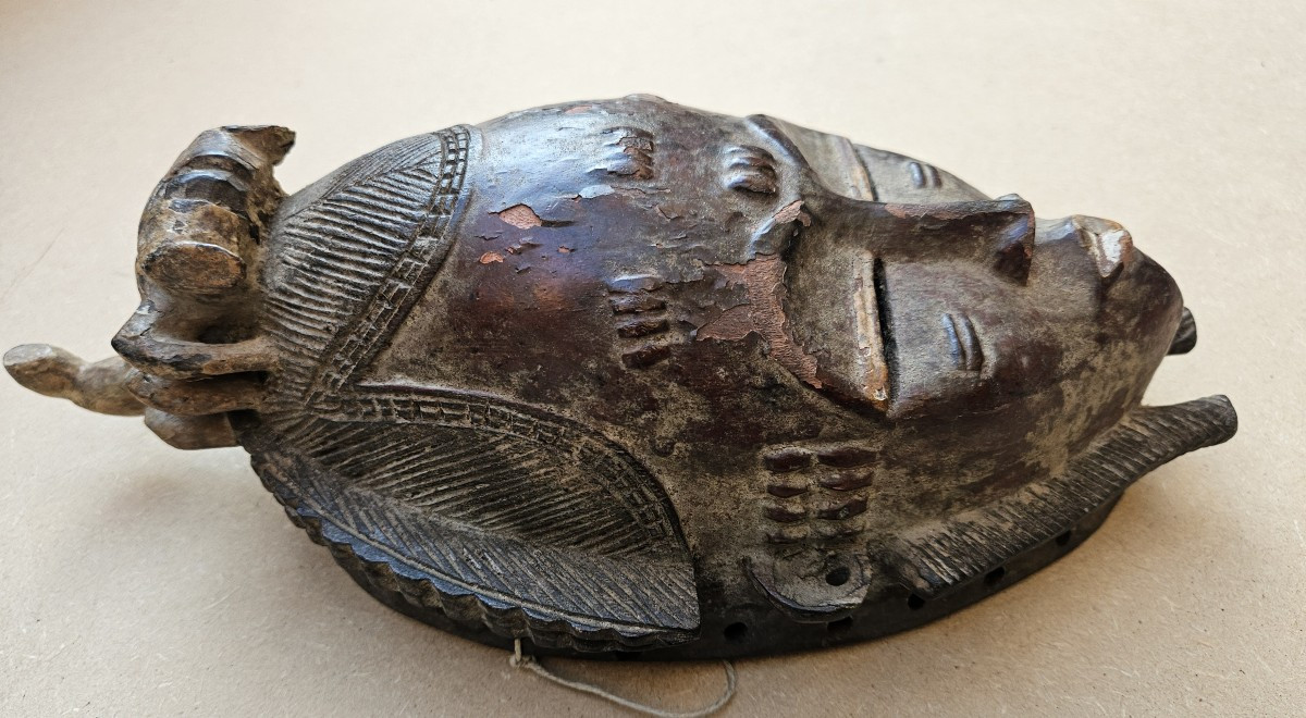 Baoulé Dance Mask From Ivory Coast-photo-3