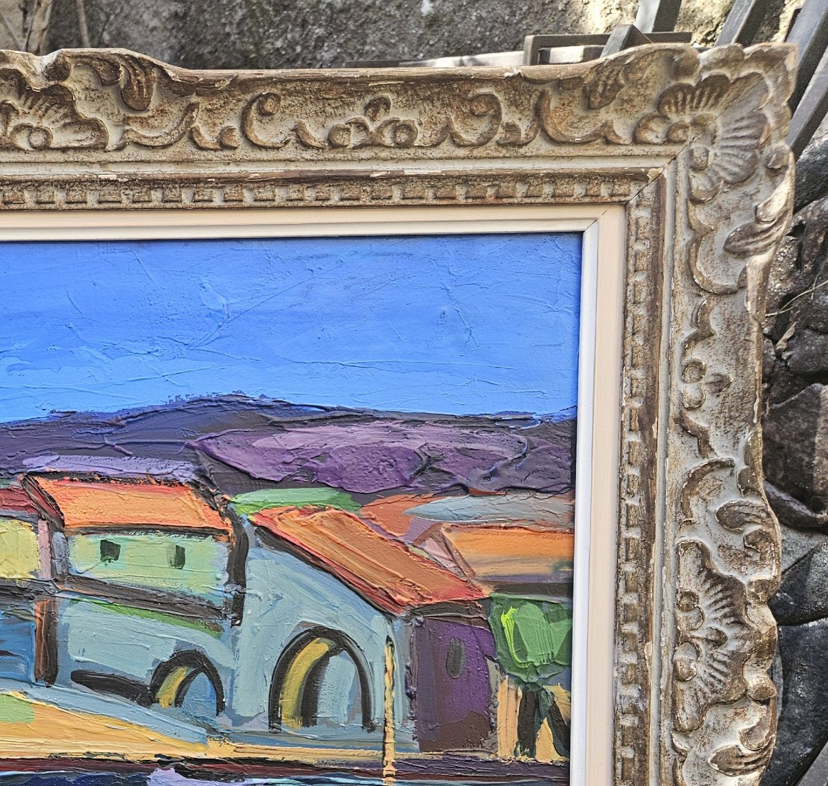 The Blue Coast By Pierre Ambrogiani 1907-1985-photo-3