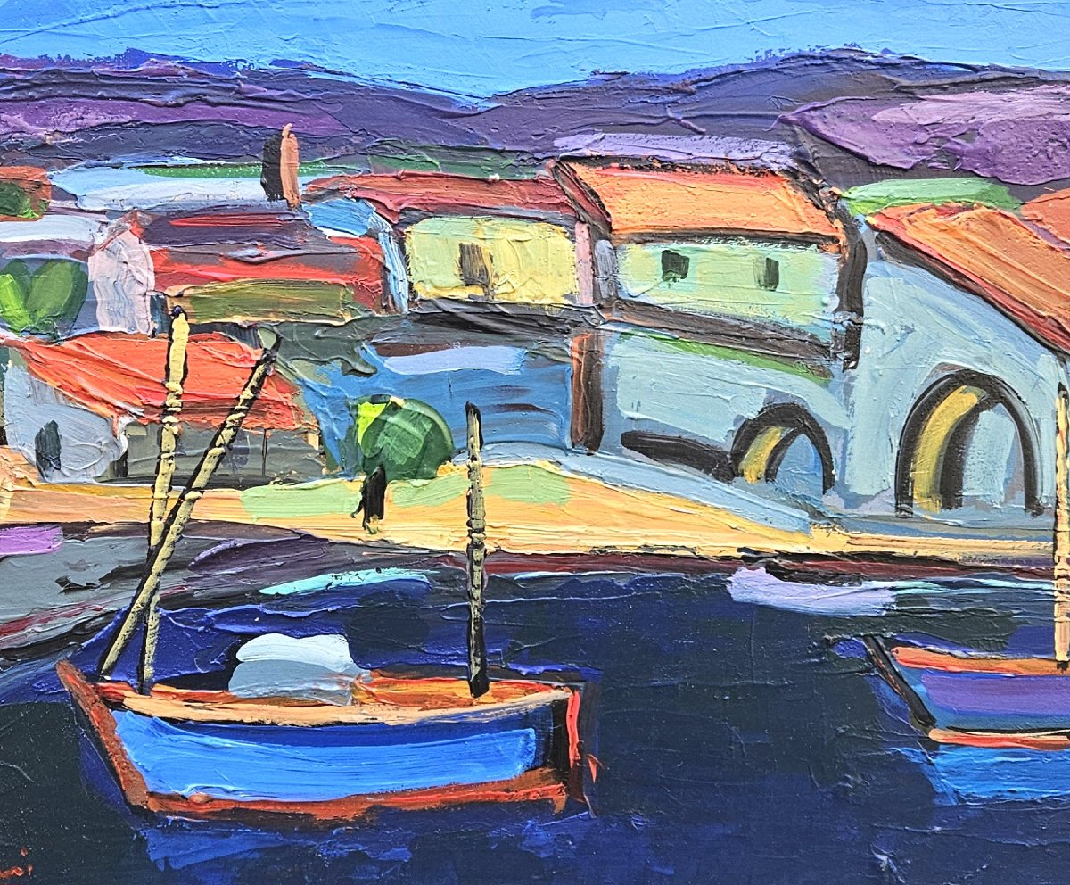 The Blue Coast By Pierre Ambrogiani 1907-1985-photo-5